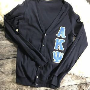 Alpha Kappa Psi American Apparel Cardigan Small